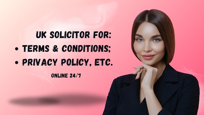 Bestseller - serve as your UK lawyer for website terms and conditions and privacy policy