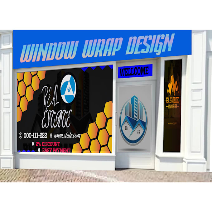 Gig Preview - Unique shopfront banner design