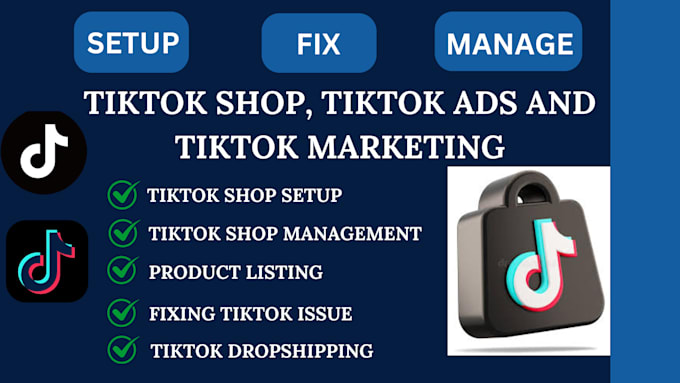 Gig Preview - Fix setup manage tiktok shop rejected product listing SEO optimization