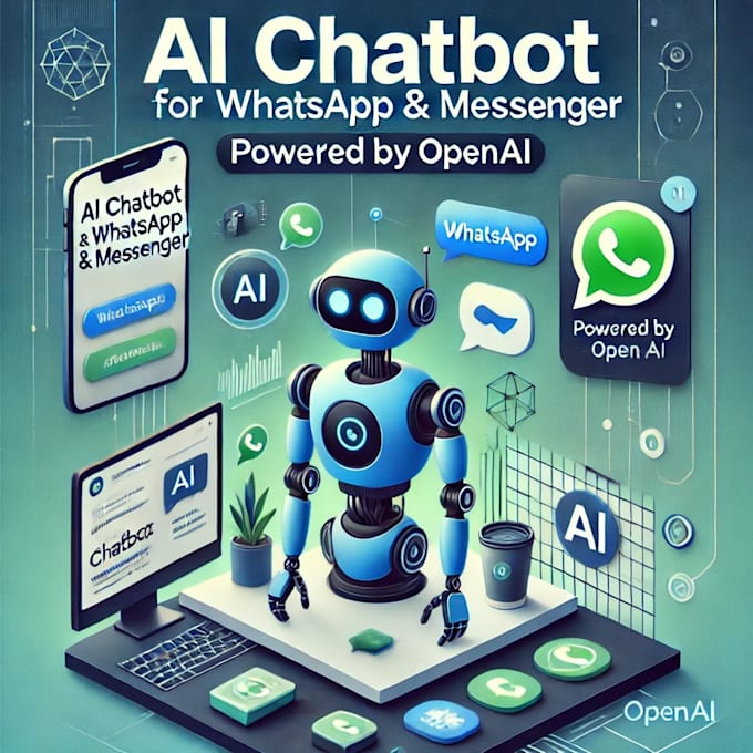 Gig Preview - Build an ai chatbot for whatsapp or messenger integration