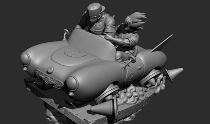 Gig Preview - Build  a diorama, car, 3d toy, 3d character, figurine, 3d model and cad design