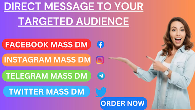 Gig Preview - Do telegram mass dm, discord mass dm, discord promotion, ig message