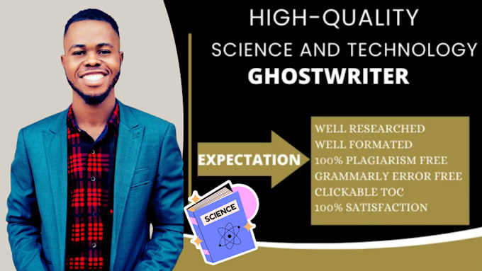 Gig Preview - Write unique content for your science and technology ebook