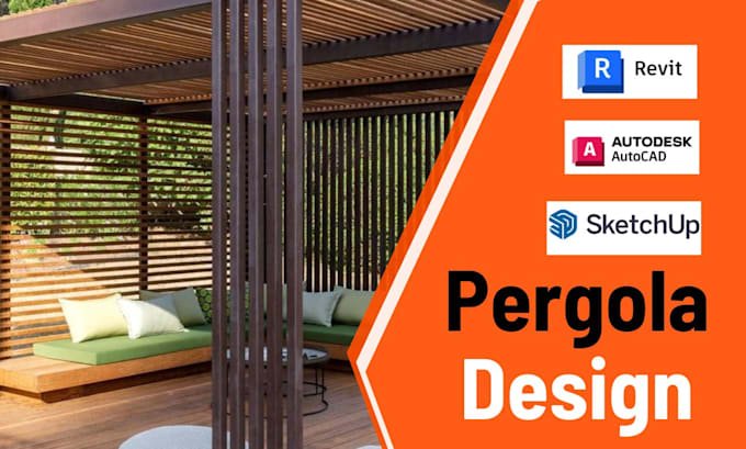 Gig Preview - Do backyard landscape design, pergola, deck patio, gazebo