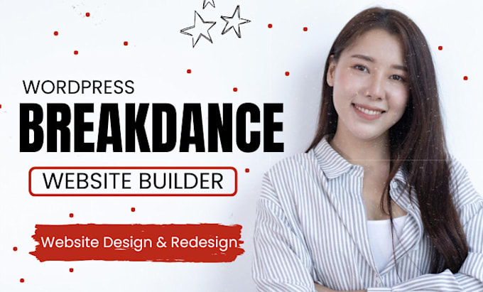 Bestseller - design breakdance website wordpress breakdance website design redesign