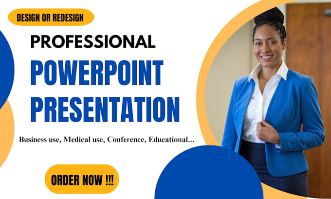 Gig Preview - Create powerpoint presentation online course creation and webiner, pitch deck