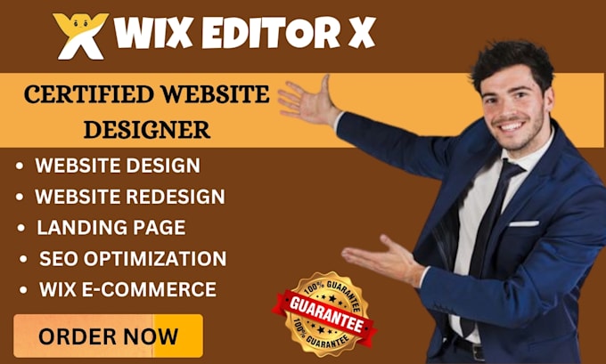 Gig Preview - Wix editor x website, editor x, wix website, wix studio