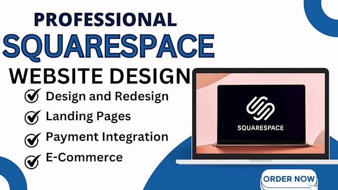 Gig Preview - Design squarespace website also redesign squarespace website