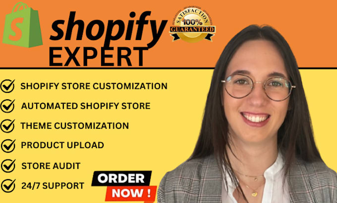 Gig Preview - Create your automated shopify dropshipping store website