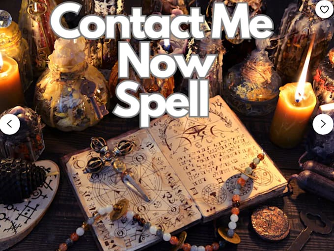 Gig Preview - Cast contact me  spell love me spell  call me text me spell