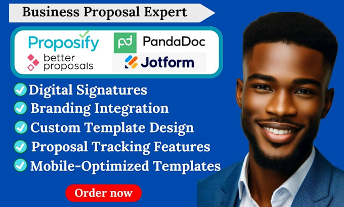 Gig Preview - Create professional proposify jotform pandadoc better proposals template