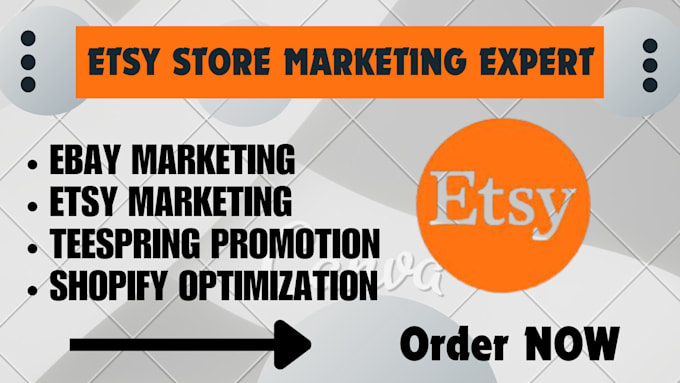 Gig Preview - Do shopify marketing,esty  promotion,teespring,ebay marketing