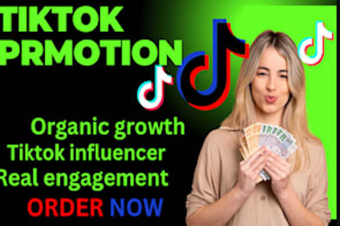 Gig Preview - Do super fast organic tiktok followers growth