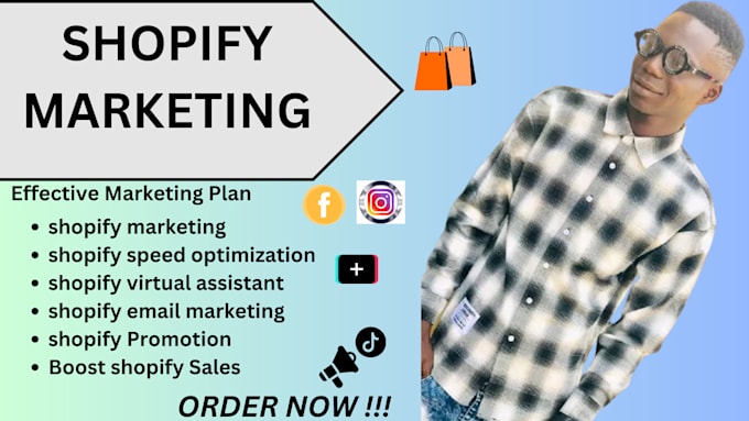 Gig Preview - Do effective shopify marketing boost shopify sales shopify manager sales funnel