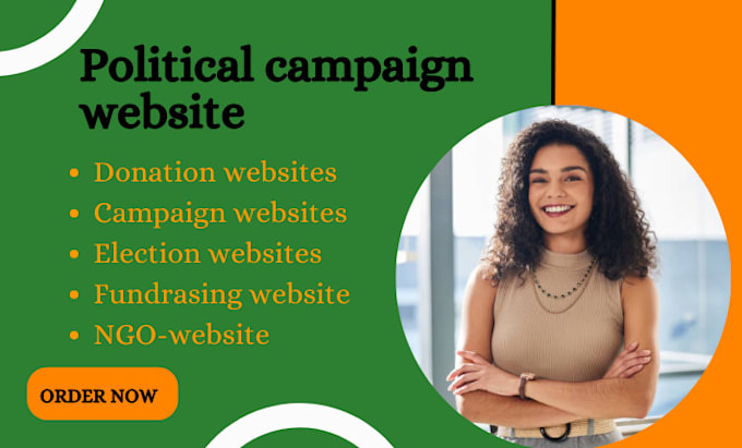 Bestseller - design a high impact political campaign website to boost your reach