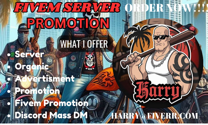 Gig Preview - Fivem server promotion , minecraft server promotion, active minecraft players