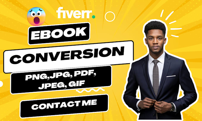 Gig Preview - Convert pdf to epub ebook, pdf to kindle ebook, convert to epub ebook conversion