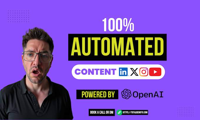 Gig Preview - Create ai agents to generate automate your social media content trained on you