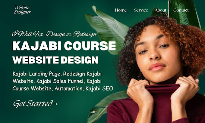 Gig Preview - Design your kajabi online course kajabi website kajabi sales funnel landing page