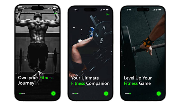 Gig Preview - Develop attractive fitness website, yoga app, gym app, for your fitness brand