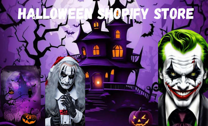 Gig Preview - Design halloween store, christmas drop shipping store