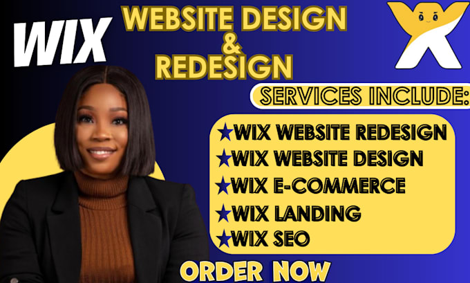 Gig Preview - Create wix website design redesign website and develop wix online store