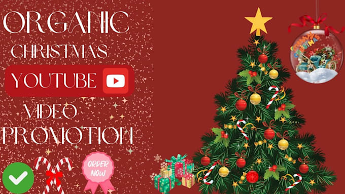 Gig Preview - Do organic christmas youtube video promotion