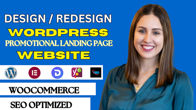 Gig Preview - Build a high converting promotional landing page on wordpress