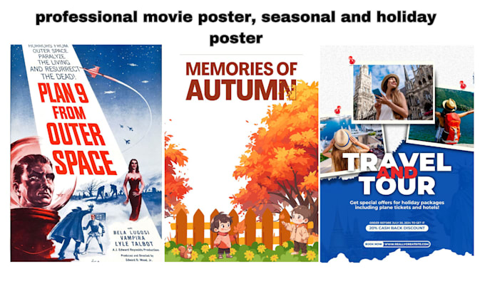 Bestseller - create professional movie poster, seasonal and holiday poster