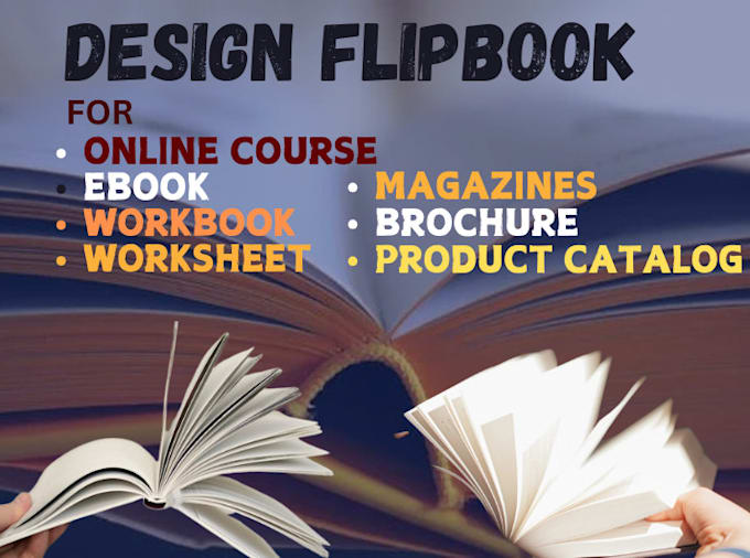 Gig Preview - Design flip book for digital magazines, brochures, meditation, psychology course