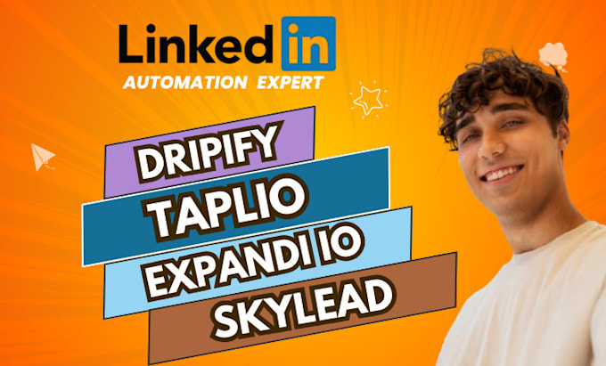 Bestseller - setup linkedin automation with dripify expandi io linked in post with tap