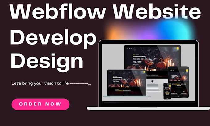 Gig Preview - Webflow expert and will design, redesign or develop modern webflow website, saas