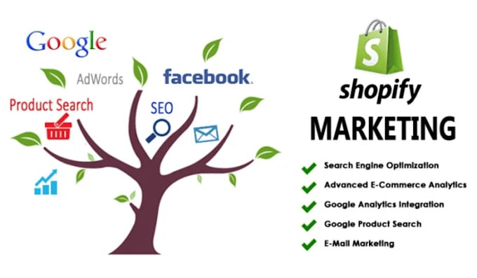 Gig Preview - Do shopify marketing, increase shopify sales, dropshipping marketing, SEO