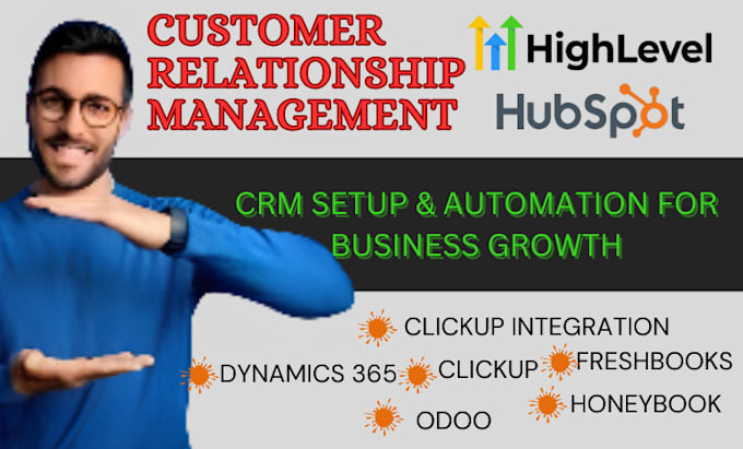 Gig Preview - Set CRM automation, workflow clickup hubspot, ghl, pipedrive, zapier integration