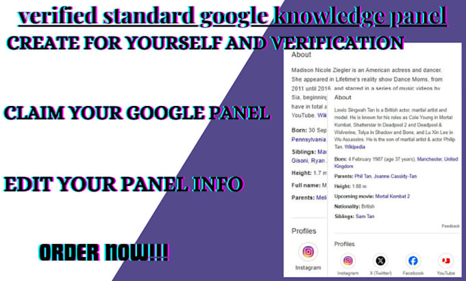 Bestseller - build a standard google knowledge panel for individual or brand