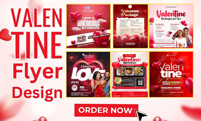 Gig Preview - Design valentine day cards flyer design social media post design valentine gifts