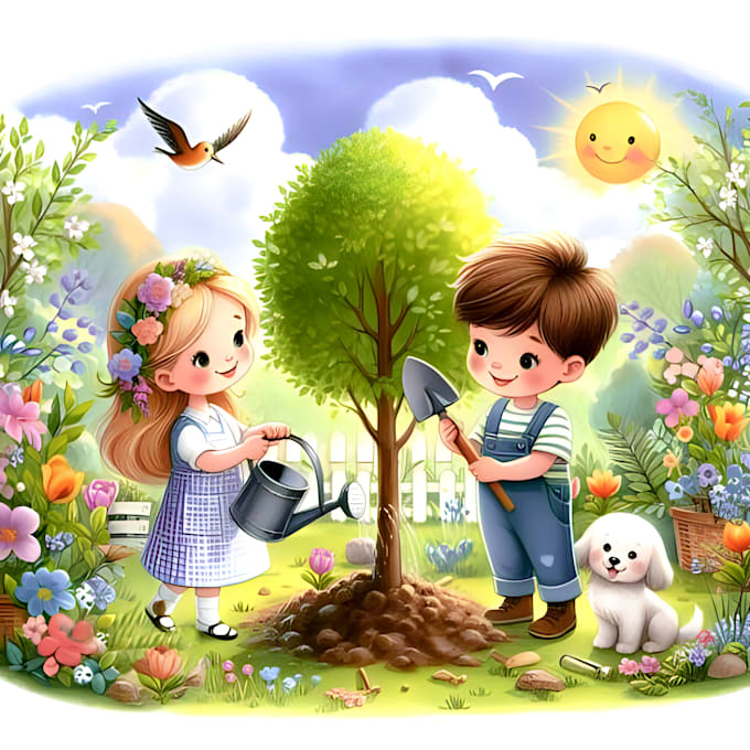 Bestseller - draw children story  book illustration, children story  book illustration