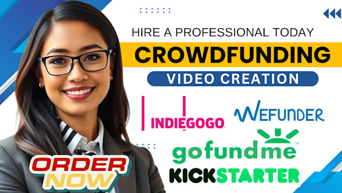 Gig Preview - Create high quality crowdfunding video for gofundme kickstarter indiegogo