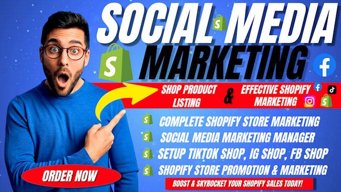 Gig Preview - Setup facebook shop tiktok dropshipping shop ig shop to boost shopify sales