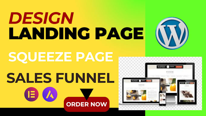 Gig Preview - Create high converting landing page or squeeze page