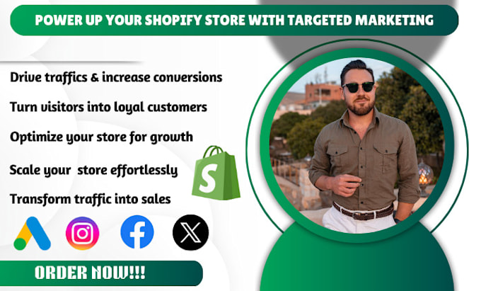 Gig Preview - Do complete shopify marketing sales funnel, facebook ads to boost shopify sales