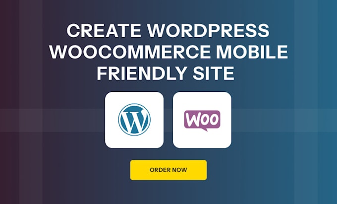 Gig Preview - Create wordpress woocommerce mobilefriendly website