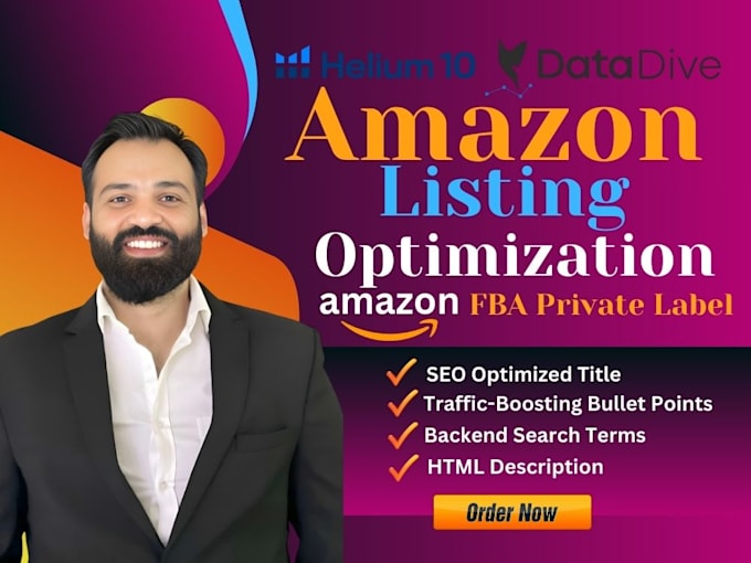 Gig Preview - Write killer amazon listing optimisation SEO with keywords indexing