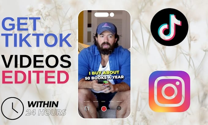 Gig Preview - Edit tiktok videos or instagram reels within 24 hours