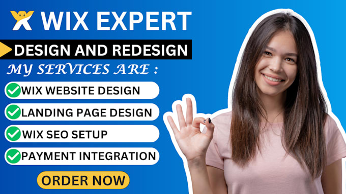 Gig Preview - Wix website design, wix website redesign, wix development wix ecommerce website