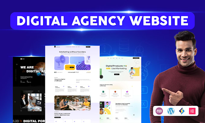 Gig Preview - Create digital agency, smma, business website