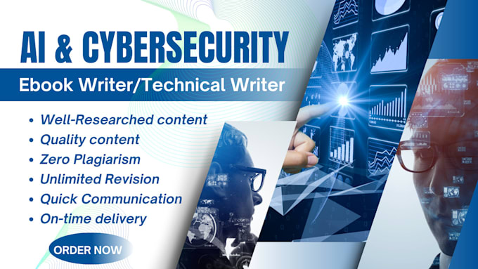 Gig Preview - Write cybersecurity ebook, artificial intelligence ebook, ai, as ebook writer