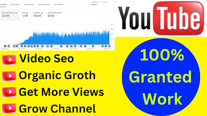 Gig Preview - Do best youtube video seo optimizations for channel videos