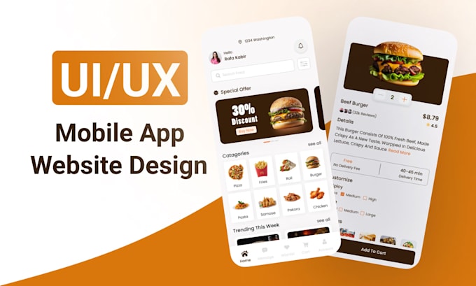 Gig Preview - Do UI UX mobile app and figma design for your mobile app or website