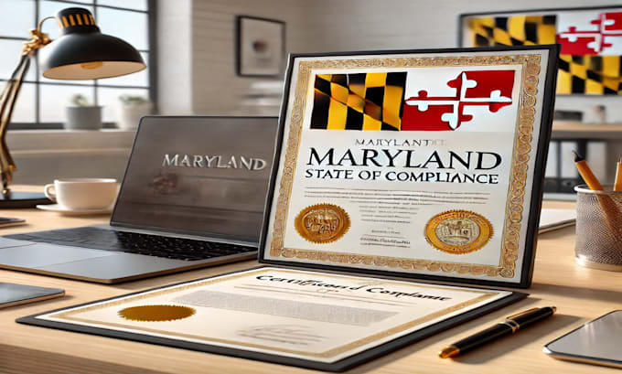 Gig Preview - Create a maryland certificate of compliance for your business needs